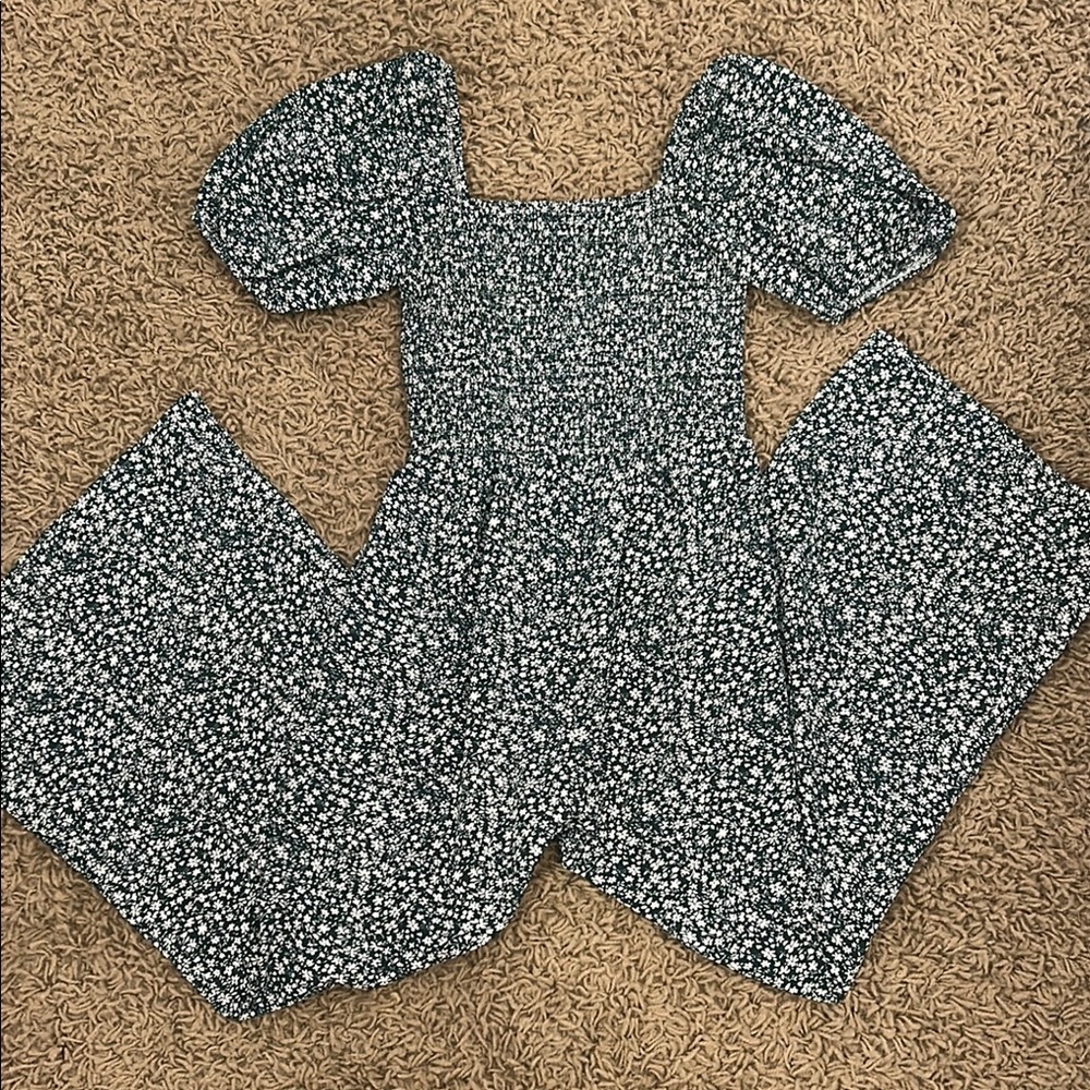 Floral Green Jumpsuit